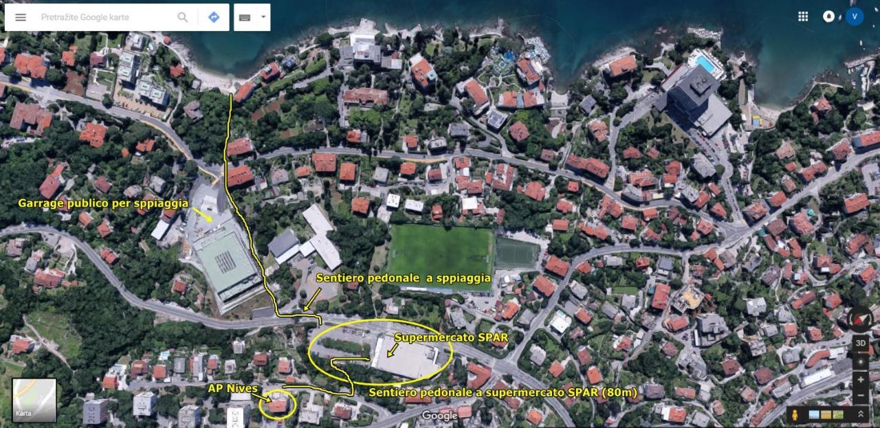 Apartment Nives Opatija Zewnętrze zdjęcie